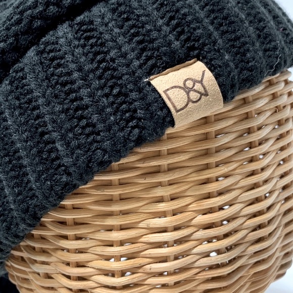 Knit hat ponyflo black NEW - Picture 5 of 9